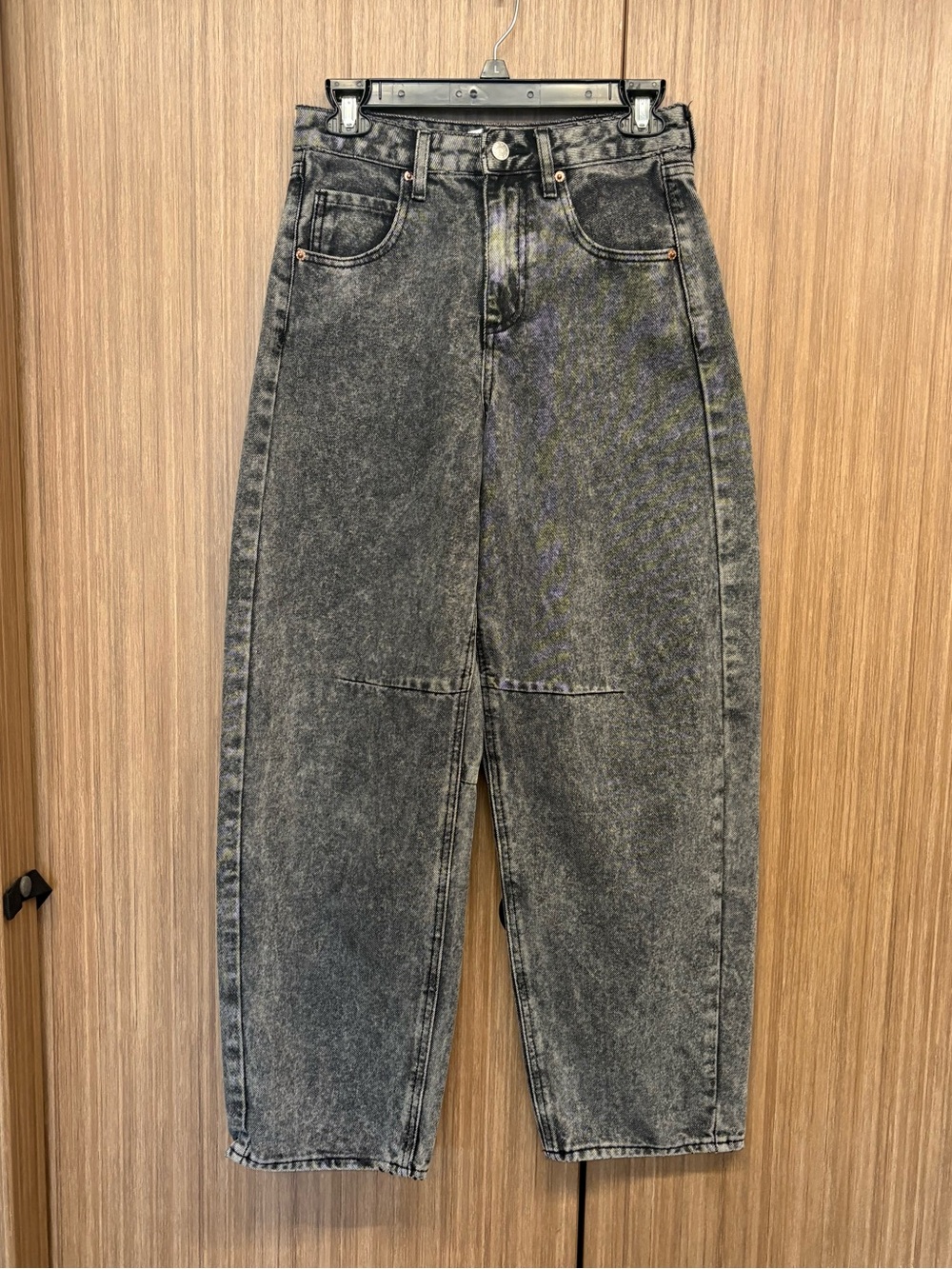 S.O.N.G Acid Washed Barrel Jeans